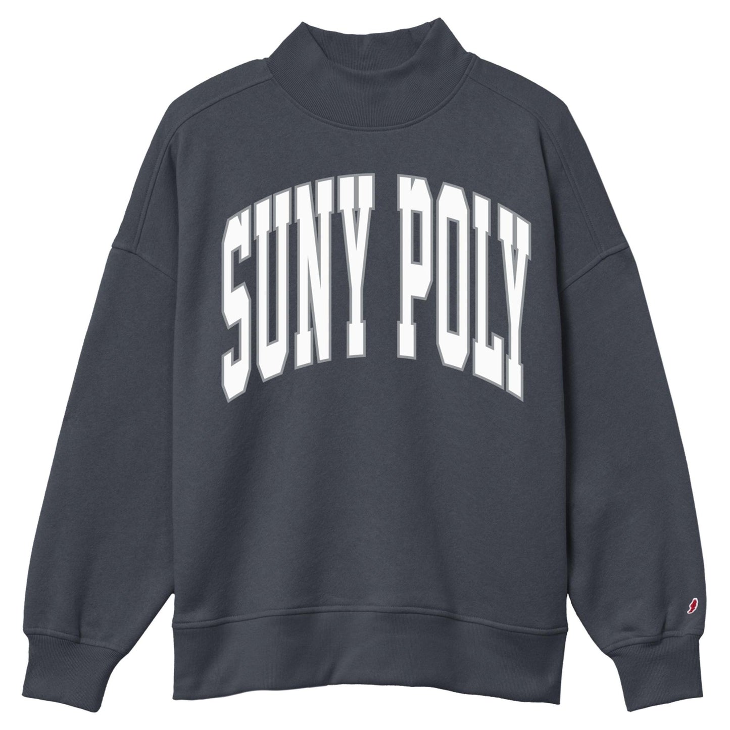Women's League Diana Mock Neck Spring Navy
