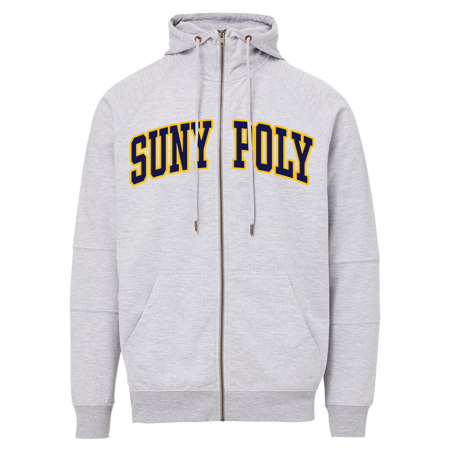 Ezra Terry Full Zip Hood Gray