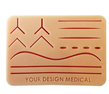 3-Layer Suture Pad with Wounds