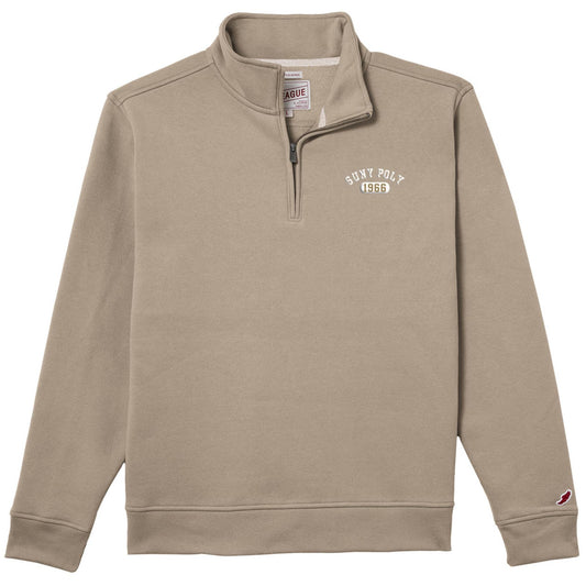 League 1991 Men's Q-Zip Khaki