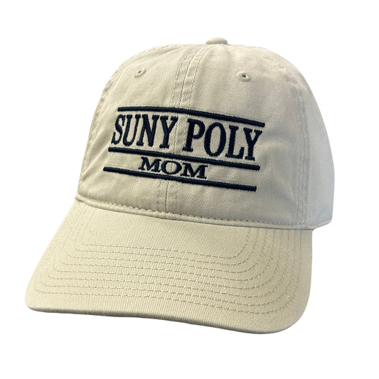 Classic Relaxed Twill Hat - Stone SUNY Poly Mom