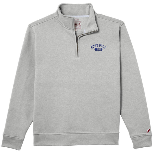 League 1991 Men's Q-Zip Vintage Grey