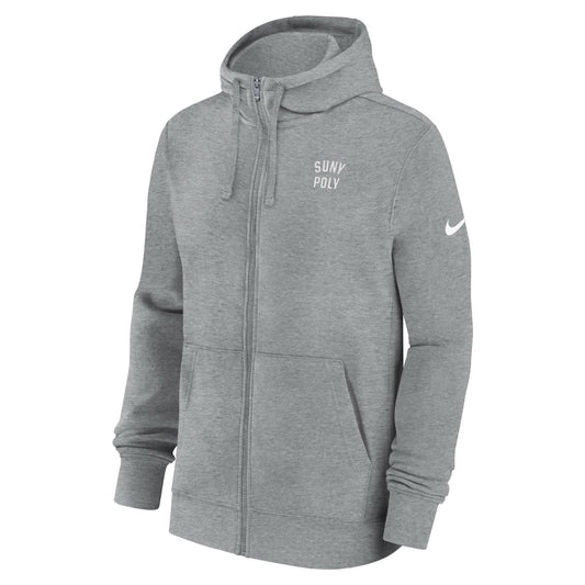Nike Club Fleece Full Zip Grey