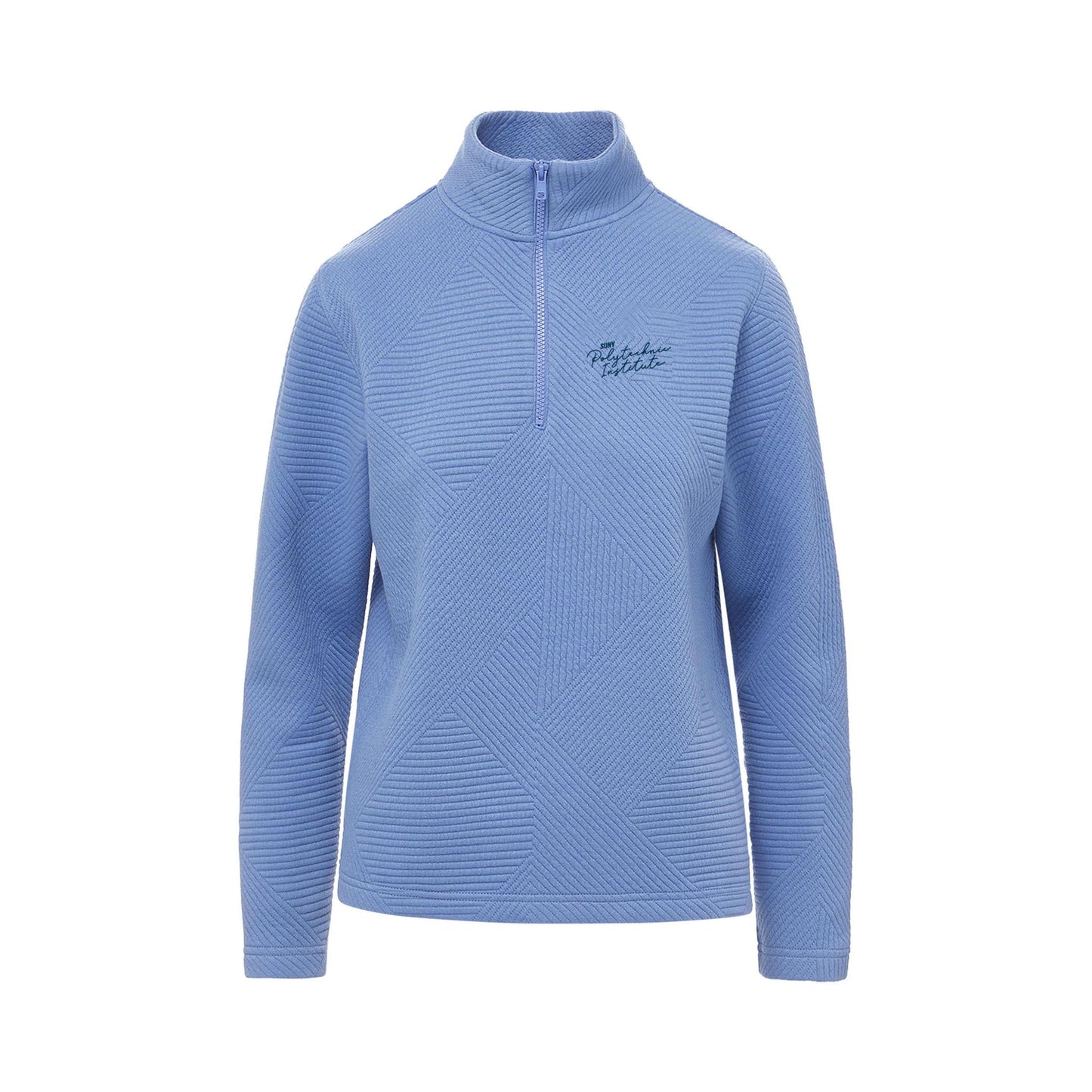 Women's Zig Zag Q Zip Blue Iris
