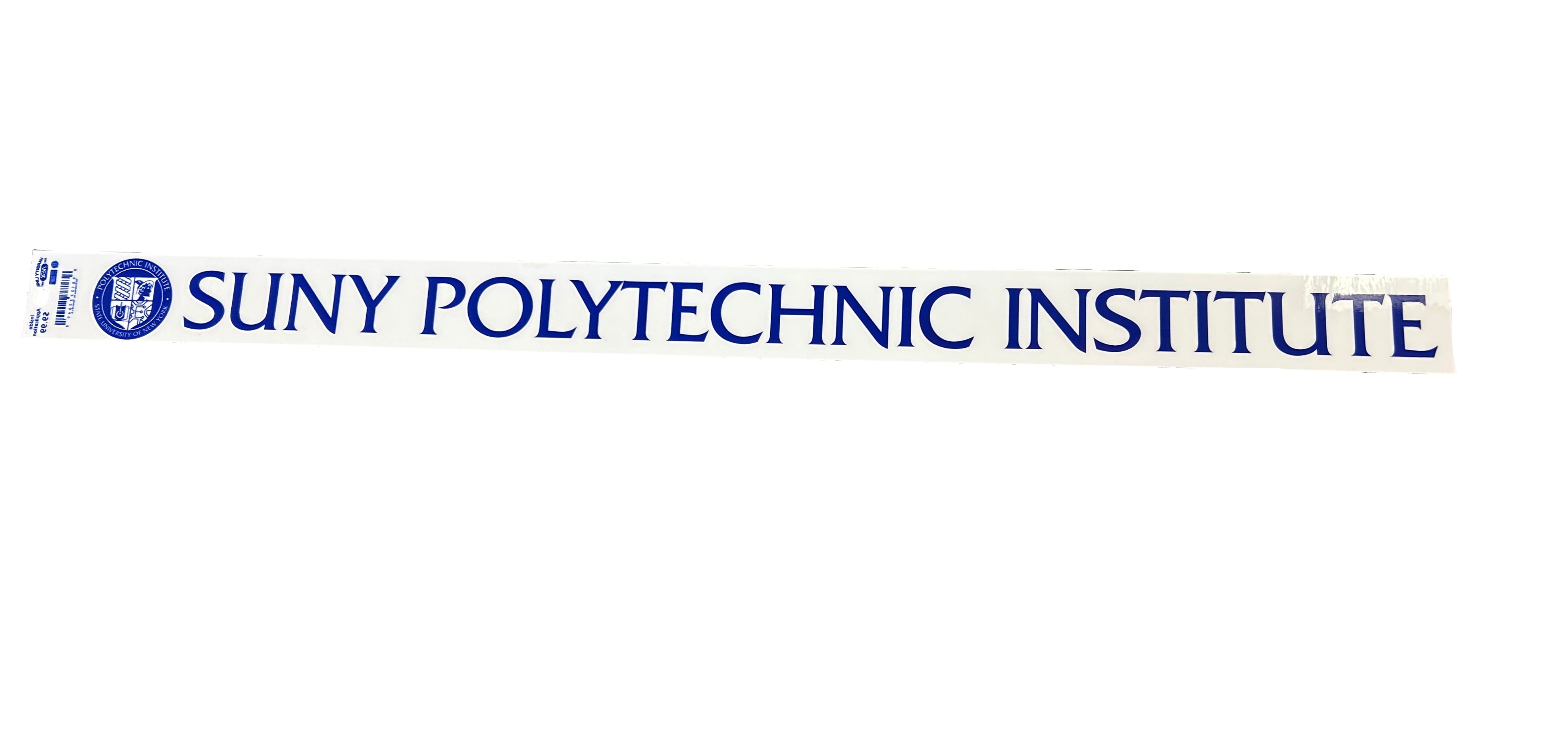 SUNY Poly Long Static Decal – SUNY Polytechnic Wildcat Den