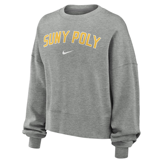 Women's Nike Phoenix Fleece Crew Heather