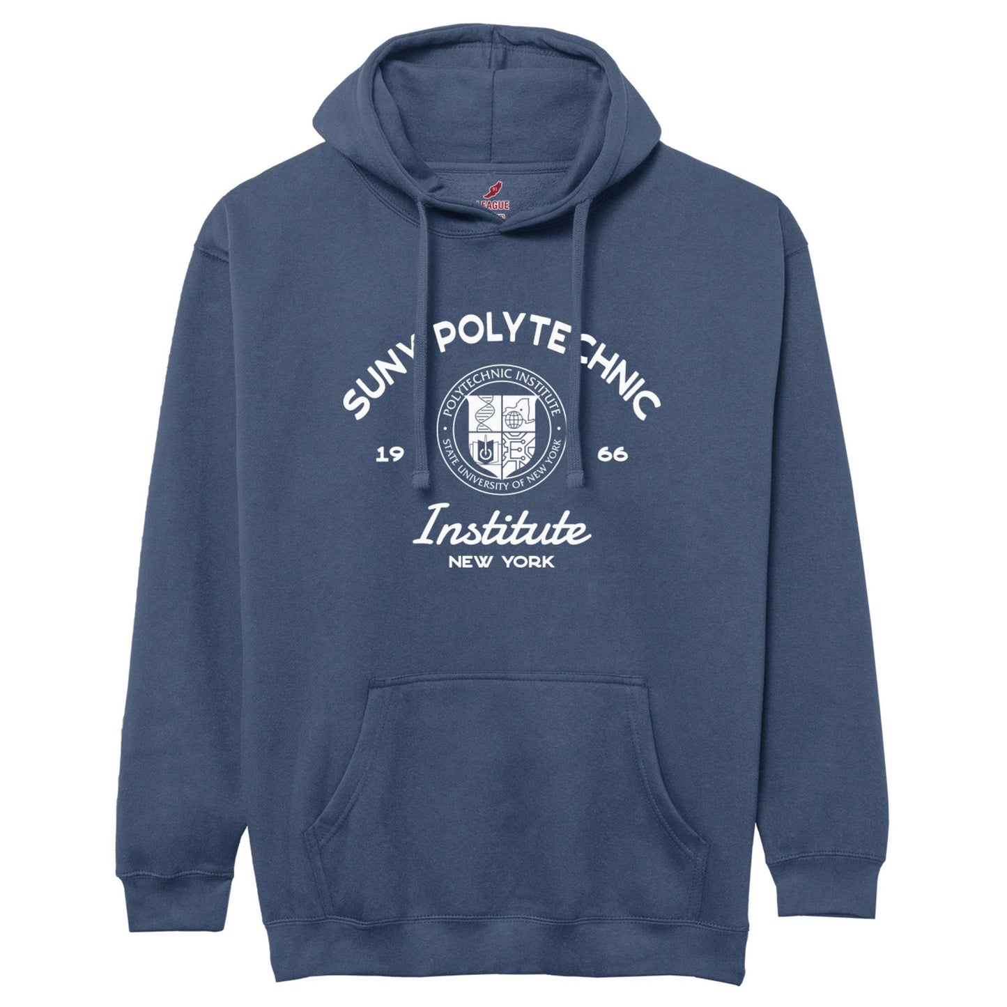 League Essential Fleece Hood 2.0 Indigo