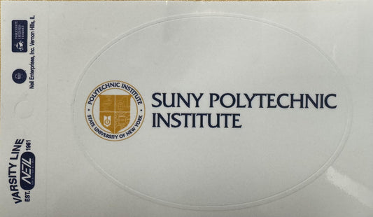 SUNY Poly Seal Oval Decal